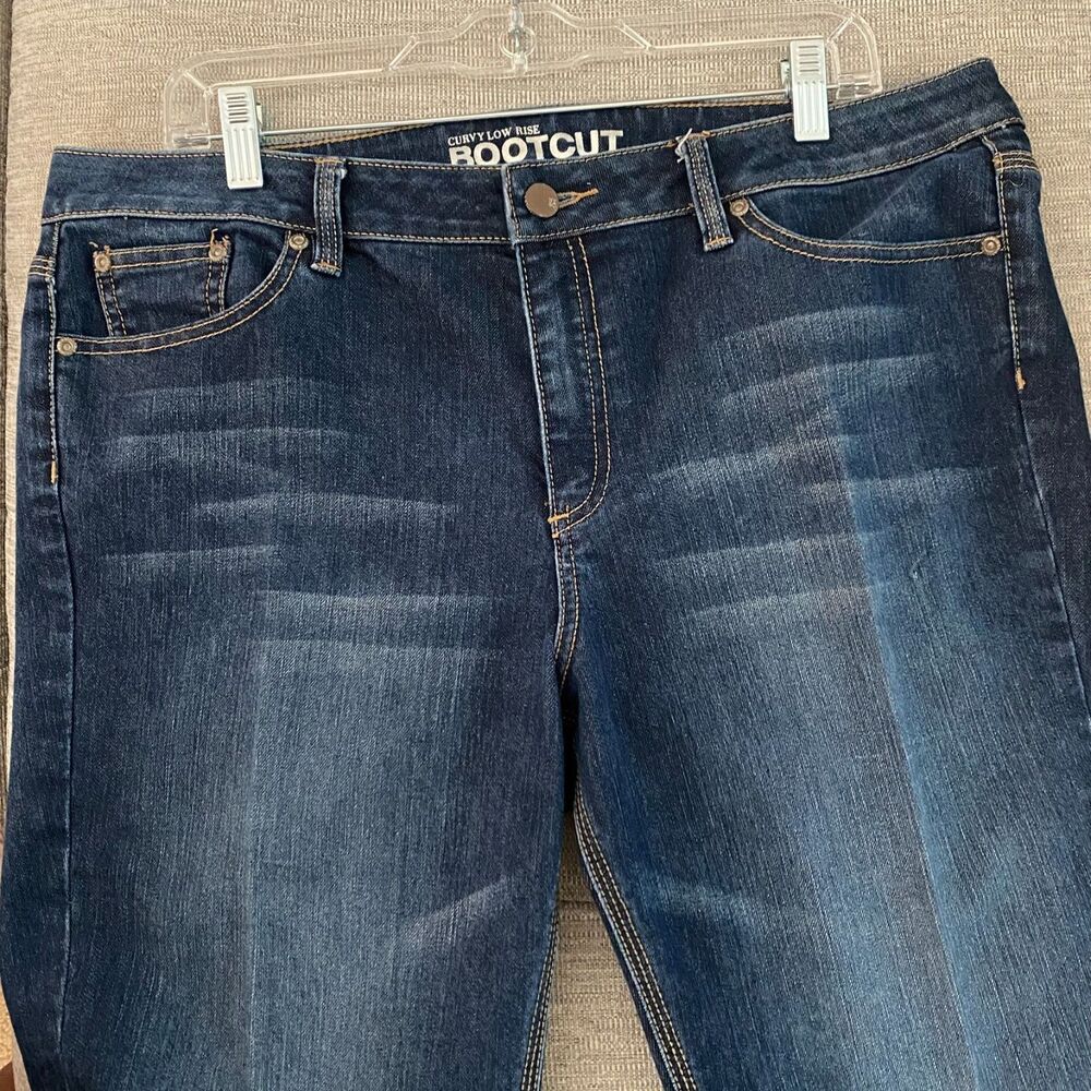 NY&C Jeans Curvy Low Rise Bootcut Women's‎ Size 16 Tall - Picture 3 of 12